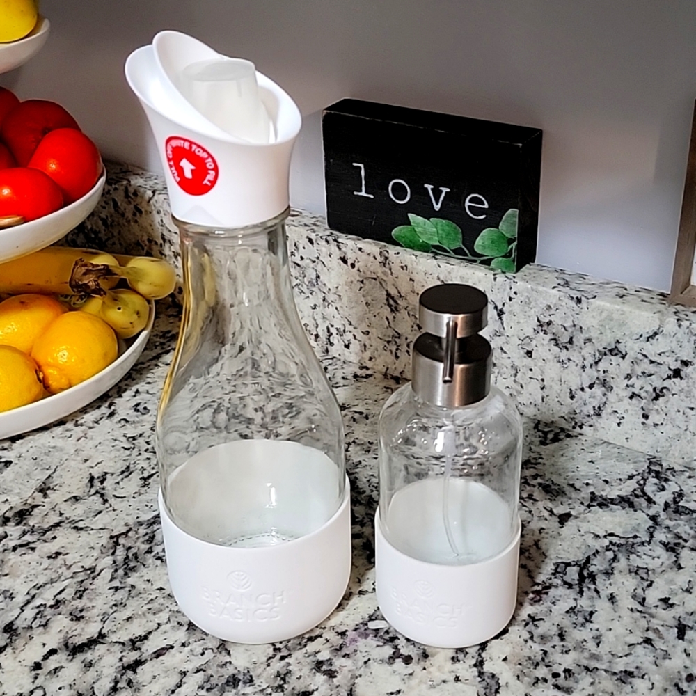 Branch Basic *New Glass Laundry Bottle *used Glass Foaming Wash
